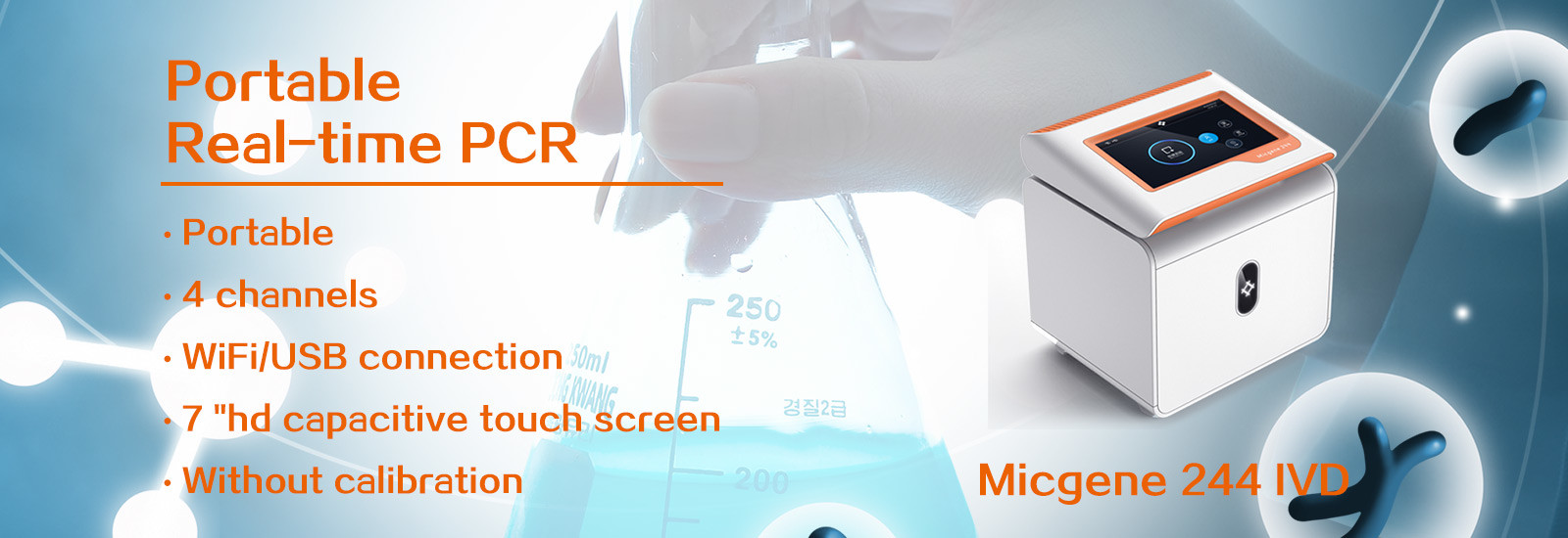 qualité Machine de qPCR de droite usine