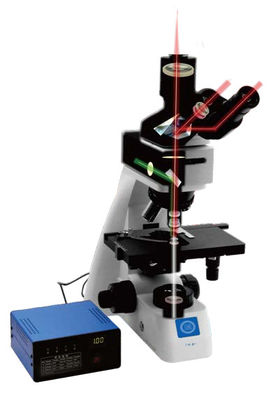Microscope biologique vertical à mise au point coaxiale